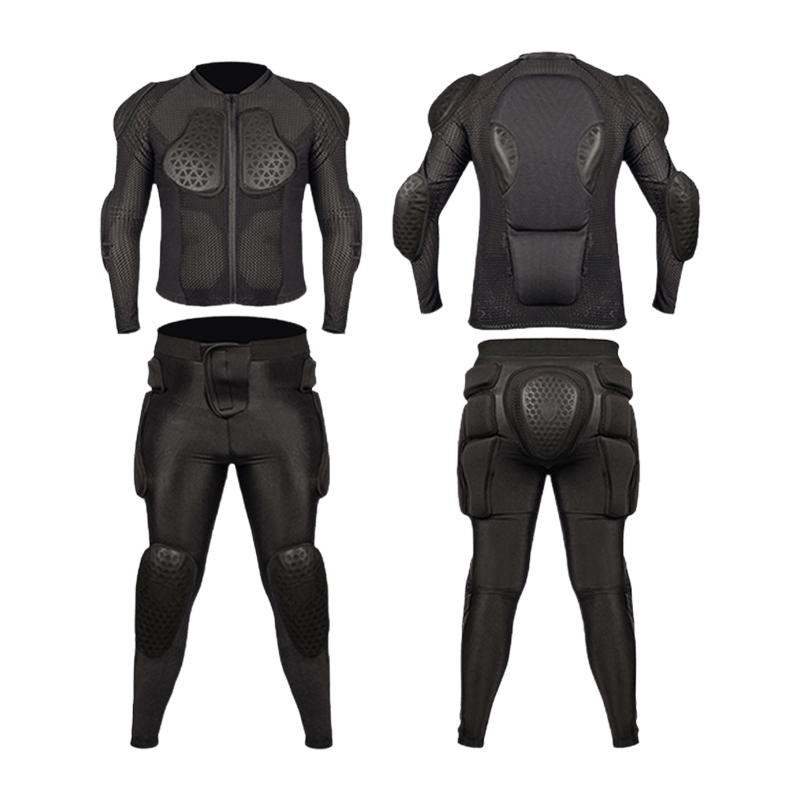Motorcycle Skiing Black Body Armour Protective Gear
