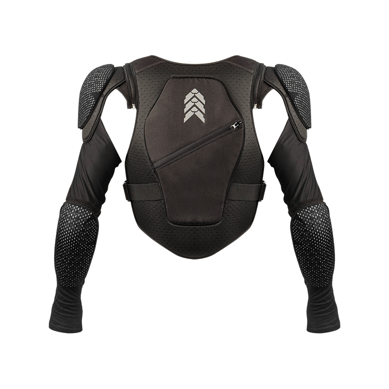 Adult Motorcycle Rider Armor Black Tactical Vest
