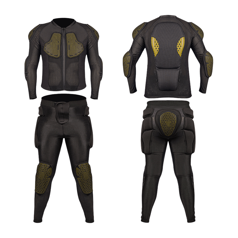 Motorcycle Skiing Black Body Armour Protective Gear
