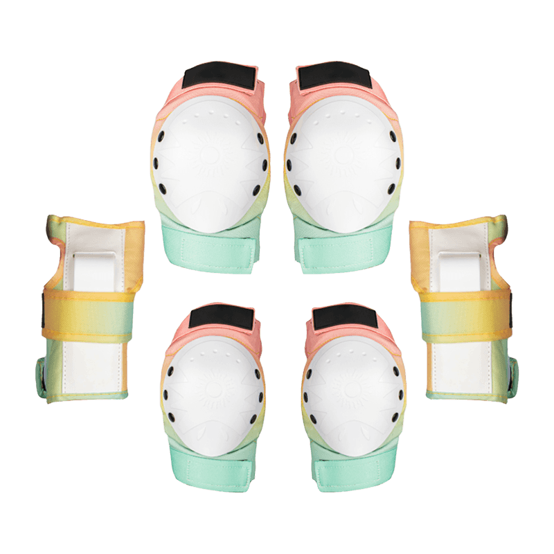 6 Pieces Elbow Knee Pads Wrist Guard Set for Roller Skating