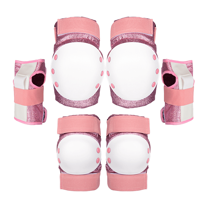 6 Pieces Elbow Knee Pads Wrist Guard Set for Roller Skating