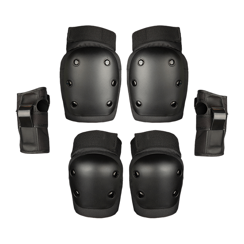 6 Pieces Elbow Knee Pads Wrist Guard Set for Roller Skating