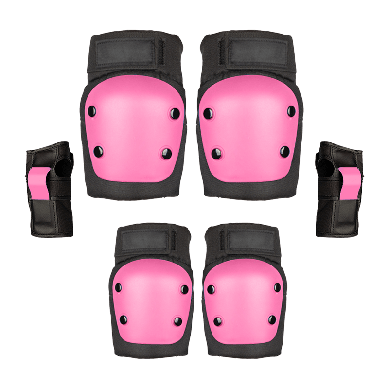 6 Pieces Elbow Knee Pads Wrist Guard Set for Roller Skating