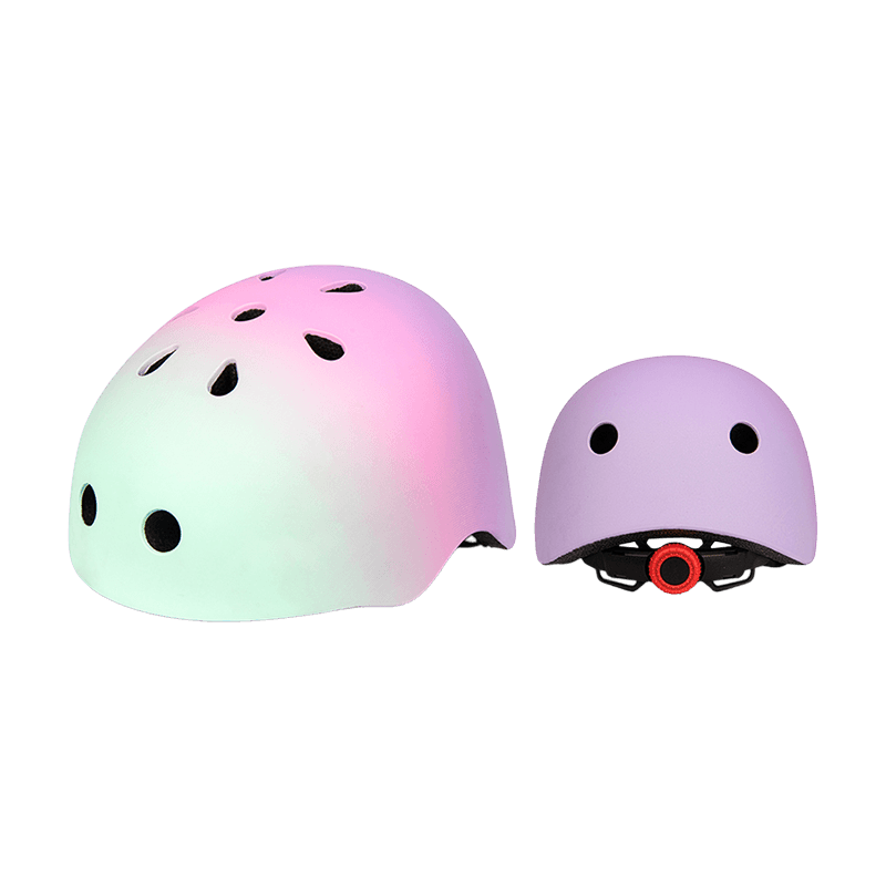 Color Gradient Adjustable Bike Skate Helmet