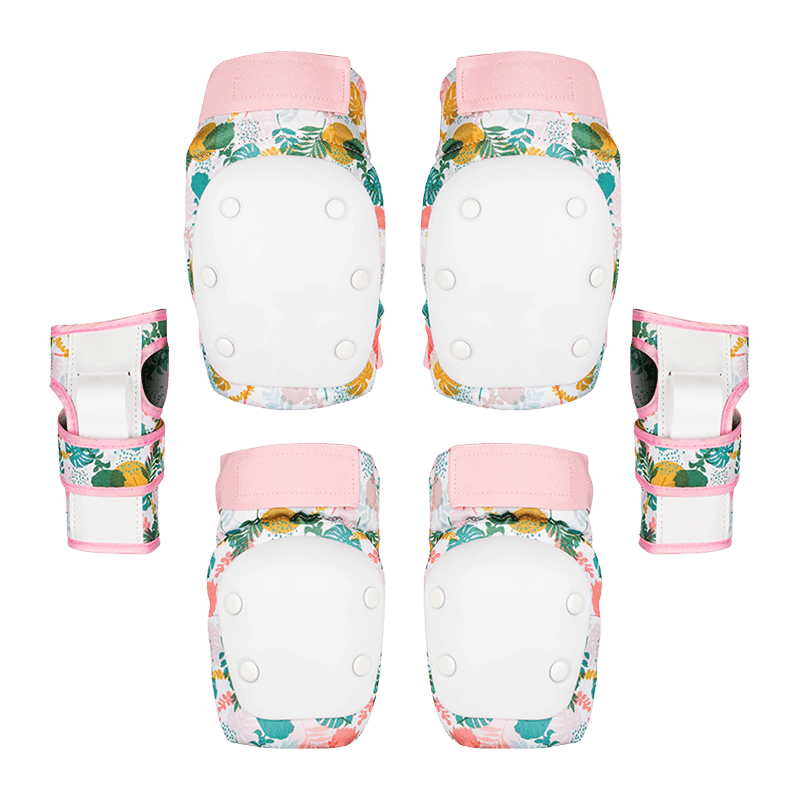 6 Pieces Elbow Knee Pads Wrist Guard Set for Roller Skating